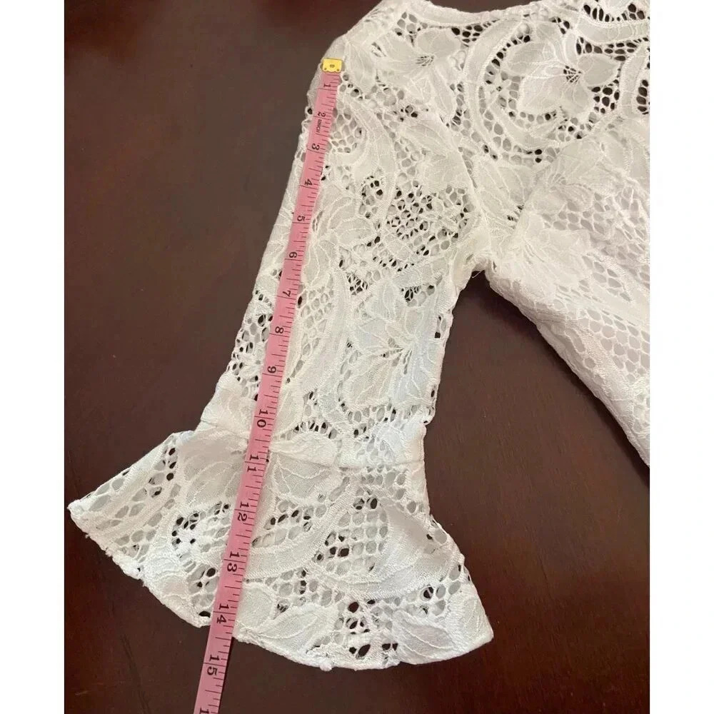 Lilly Pulitzer Allyson Lace Fit and Flare Short Dress Size 0 Bridal - Picture 9 of 16